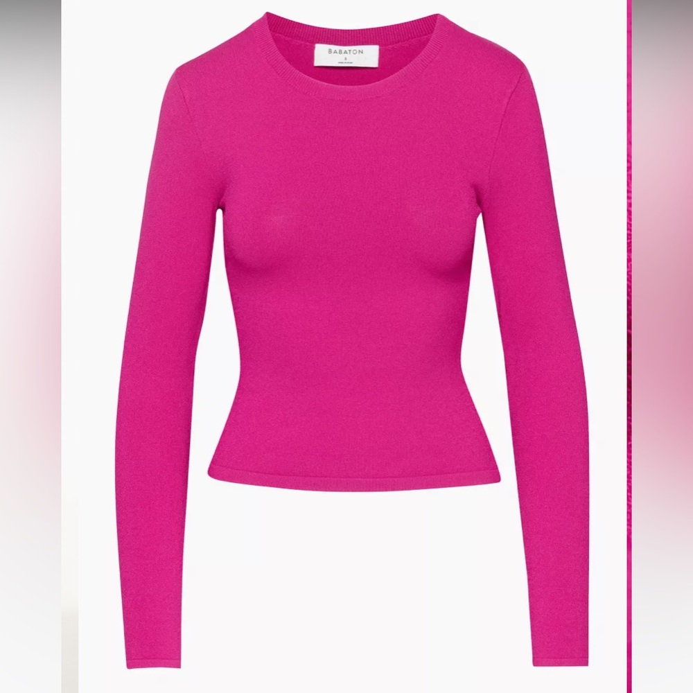 Aritzia Sculpt Knit Crew Long sleeve, Size S